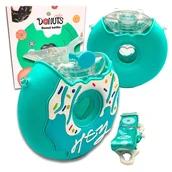 Shakery i bidony sportowe - Butelka Bidon Na Wodę Napój Ze Słomką Donut Pączek Silikonowy 380 ml - miniaturka - grafika 1