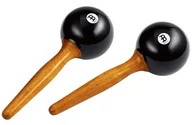 Instrumenty perkusyjne - Meinl Percussion meinl Percussion pm1bk Maracas plastikowa z drewnianymi uchwytami, długość 27 cm, czarny PM1BK - miniaturka - grafika 1