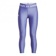 Spodnie i spodenki dla dziewczynek - Legginsy dziewczęce Under Armour Ankle Crop - miniaturka - grafika 1