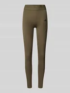 Legginsy - Legginsy o kroju skinny fit z nadrukiem z logo - miniaturka - grafika 1