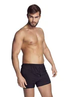 Majtki męskie - Szorty męskie Smith z jedwabiu wiskozowego : Kolor - Czarny, Rozmiar - 50/M - miniaturka - grafika 1