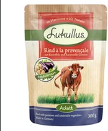 Mokra karma dla psów - Lukullus w saszetkach 6 x 300 g bez zbóż) Wołowina po prowansalsku | 5% na pierwsze zamówienie | - miniaturka - grafika 1