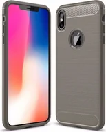 Etui i futerały do telefonów - Etui ochronne do Apple iPhone XS Max Cover 6,5 cala Cienkie etui na telefon komórkowy z TPU na zewnątrz Odporne na wstrząsy Dodatkowa ochrona Wytrzymały szary - miniaturka - grafika 1