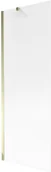 Parawany nawannowe - Mexen Next parawan nawannowy 1-skrzydłowy 70 x 150 cm, prążki, złoty - 895-070-000-00-09-50 - miniaturka - grafika 1