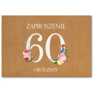 Kartki okolicznościowe i zaproszenia - Trend Zaproszenie Urodziny 60 ZT40 10 szt. - miniaturka - grafika 1