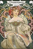 Podkładki pod mysz - PODKŁADKA POD MYSZ Nadruk 22x18 cm Alfons Mucha F. Champenois 1897 Prezent - miniaturka - grafika 1