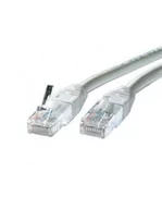 Kable miedziane - Value Patchcord RJ-45, kat.5, U/UTP, szary - 5m (21.99.0505) - miniaturka - grafika 1