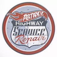 Tablice i flipcharty - Tabliczka dekoracyjna metalowa PETROL - miniaturka - grafika 1