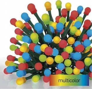 Lampki choinkowe Emos 100 LED kolorowe - Oświetlenie świąteczne - miniaturka - grafika 1
