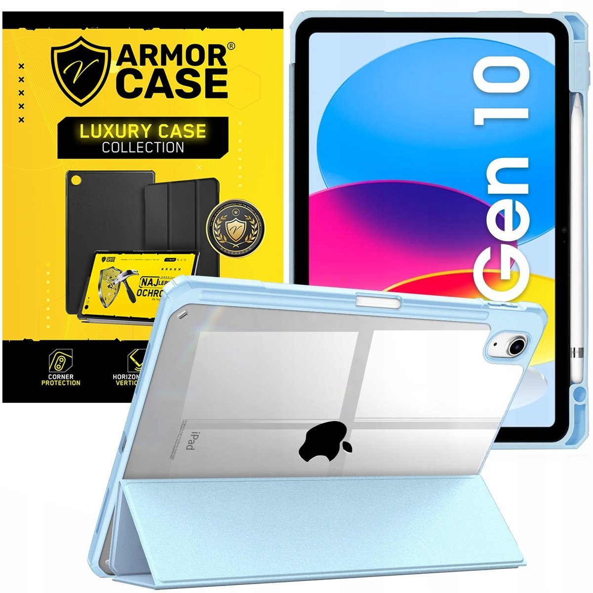 PRZEŹROCZYSTE ETUI DO APPLE IPAD GEN 11 A3355 A3356 A3354 11.0