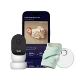 Elektroniczne nianie i monitory oddechu - Niania elektroniczna OWLET Cam 2 + monitor oddechu Miętowy - miniaturka - grafika 1