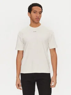 Calvin Klein T-Shirt Nano Logo K10K112487 Biały Regular Fit - Koszulki męskie - miniaturka - grafika 1