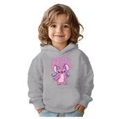 Bluzy dla dziewczynek - BLUZA DZIECIĘCA ANGEL ANDZIA 110-116 Z KAPTUREM BAWEŁNIANA JAKOŚĆ - miniaturka - grafika 1