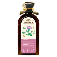 Szampony do włosów - Green Pharmacy Szampon Przeciw Wypadaniu Włosów Łopian i Białka Pszenicy 350ml - miniaturka - grafika 1