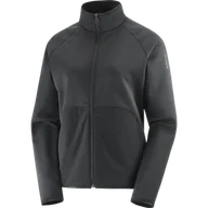 Bluzy sportowe damskie - BLUZA DAMSKA SALOMON ESSENTIAL FZ MID W C21916 - miniaturka - grafika 1