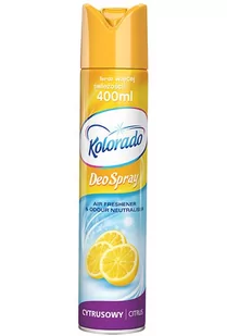 Kolorado Odświeżacz powietrza Deo Spray-Cytrusowy 400ml Cytryna 893-uniw - Odświeżacze powietrza - miniaturka - grafika 1