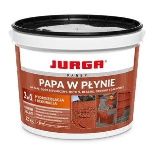 Papa w płynie czerwona 12 kg Jurga - Preparaty bitumiczne - miniaturka - grafika 1