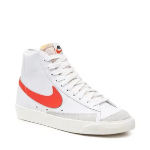 Buty Nike W Blazer '77 CZ1055 101 White/Habanero Red/Sail - Półbuty męskie - miniaturka - grafika 1