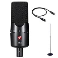 Mikrofony estradowe - sE Electronics X1 A - Mikrofon pojemnościowy + statyw + kabel 3m ♦ 30 DNI NA ZWROT ♦ GWARANCJA DOOR-TO-DOOR ♦ SZYBKA WYSYŁKA - miniaturka - grafika 1