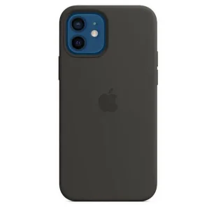 Apple iPhone 12/12 Pro Silicone Case with MagSafe Case Apple iPhone 12/12 Pro Silicone Black The perfectly aligned magnets make wireless charging faster and easier than ever before. And when its time to charge, just leave the case on your iPhone and snap on your MagSafe charger, or set it on your Qi-certified charger. - Etui i futerały do telefonów - miniaturka - grafika 1