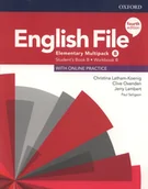 Książki do nauki języka angielskiego - English File 4E Elementary Multipack B +Online practice - miniaturka - grafika 1