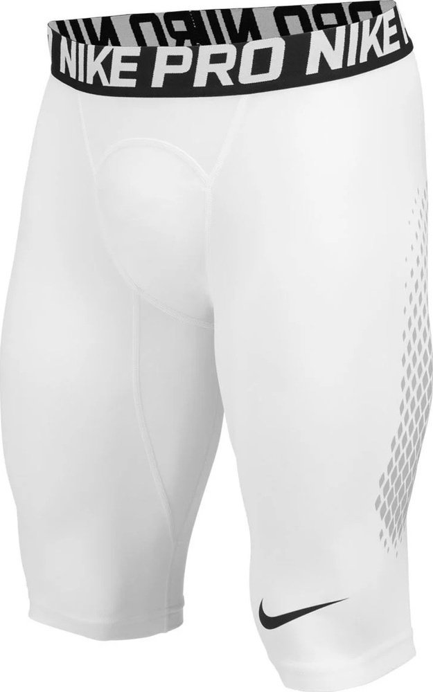 Nike Męskie spodenki kompresyjne Nike accessories 10IN SLIDER SHORT NO HNGR white/wolf grey/black rozmiar L