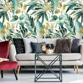 Tapety - Tapeta winylowa na flizelinie w liście - miniaturka - grafika 1