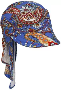 Bandana z Daszkiem Emma Jersey by Mayser, niebieski, One Size - Czapki męskie - miniaturka - grafika 1