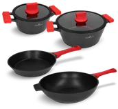 Zestawy garnków i patelni - Zestaw garnków i patelni 6 el. Obsidian Zwieger - miniaturka - grafika 1