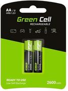 Akumulatory do aparatów dedykowane - Green Cell Baterie Akumulatorki Paluszki 2x AA HR6 2600mAh - miniaturka - grafika 1
