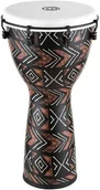 Instrumenty perkusyjne - Meinl Percussion Percussion Djembe (odporny na warunki atmosferyczne) z syntetyczną skorupą i głową, seria alpejska nie wyprodukowana w Chinach średni rozmiar 30,5 cm, dopasowany mechanicznie ADJ12-KA - miniaturka - grafika 1