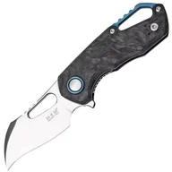 Scyzoryki - MKM ISONZO M390 Marmurowe włókno węglowe BÖHLER M390 MK FX03M-1CM - miniaturka - grafika 1