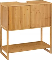 Szafki łazienkowe - 5five Szafka pod umywalkę Lab'n Modul, bambusowa - miniaturka - grafika 1
