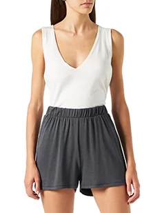 VERO MODA Szorty damskie VMFLOWY, ciemny szary melanż, M - Spodenki damskie - miniaturka - grafika 1