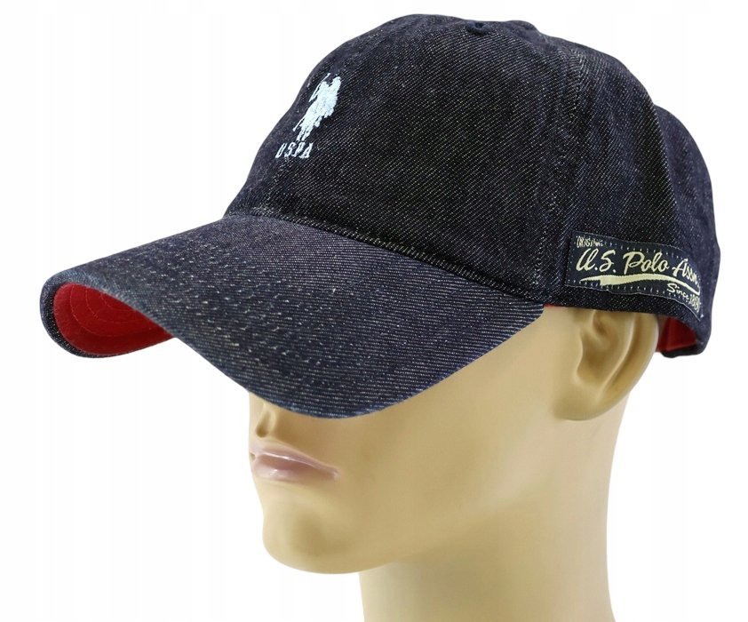 Czapka z daszkiem męska młodzieżowa U.S. Polo Assn. 54-59cm Haft Logo Lato