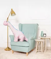 Maskotki i pluszaki - MIS GUSTAW DUŻY WIELKI DINOZAUR TOBI PLUSZOWY PRZYTULANKA 110CM PINK - miniaturka - grafika 1