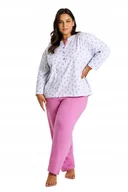 Piżamy damskie - TARO PIŻAMA DAMSKA YOLANDA 3462 2XL NIEBIESKI - miniaturka - grafika 1