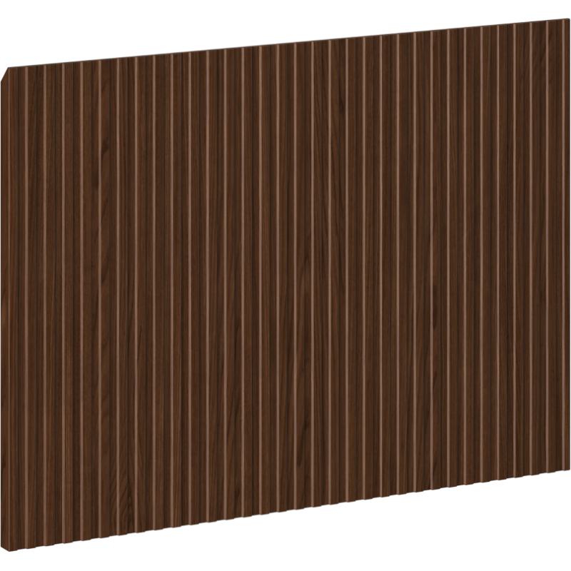 Mexen Rivel front ryflowany do korpusu szafki łazienkowej 60 x 43,5 cm, orzech - 91A20-0600-470-1-86