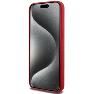 Ferrari FEHMP15XSBAR iPhone 15 Pro Max 6.7" czerwony/red hardcase Silicone Printed Ring MagSafe - Etui i futerały do telefonów - miniaturka - grafika 17