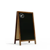 Tablice i flipcharty - Potykacz stojak kredowy 78x44 cm stojak reklamowy - miniaturka - grafika 1