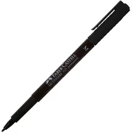 Pozostałe akcesoria dla plastyków - Faber Castell Foliopis multimark OHP M czarny 152599 - miniaturka - grafika 1