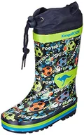 Buty dla dziewczynek - Kalosze dziecięce K-Summerrain, Dk Navy Soccer, 28 EU - miniaturka - grafika 1