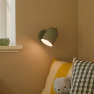 Lampy ścienne - Nordlux Kinkiet Gaston z kablem i wtyczką, metalowy, zielony - miniaturka - grafika 1