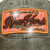 Czapki i chusty sportowe męskie - Czapka z daszkiem regulowana vintage unisex LATO - miniaturka - grafika 1