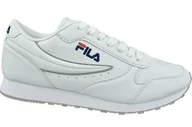 Moda i Uroda OUTLET - Fila Orbit Low 1010263-1FG, Męskie, buty sneakers, Biały - miniaturka - grafika 1