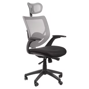 Fotel biurowy, krzesło biurowe KB-Fotele Fotel BIUROWY GABINETOWY KB-8904/SZARY - Fotele i krzesła biurowe - miniaturka - grafika 1