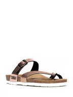 Klapki i japonki damskie - Sunbay Japonki "Tulipe" w kolorze różowozłotym - miniaturka - grafika 1