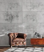 Elewacje - 60x60 cm DS - (jasny popiel, czarne kruszywo) - płyta beton architektoniczny ultralekka - miniaturka - grafika 1