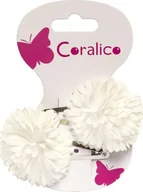 Ozdoby do włosów - Spinki z kwiatkiem białym 2szt - miniaturka - grafika 1