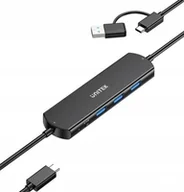 Huby USB - Unitek KVM Hub 10 Gbps – przełączanie między 2 hostami, 3×USB-A U1344ABK01 - miniaturka - grafika 1